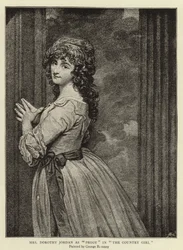 Mevrouw Dorothy Jordan als Peggy in The Country Girl